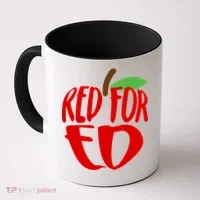 Red For Ed Arizona Teacher Coffee Mug thumb 0