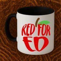 Red For Ed Arizona Teacher Coffee Mug thumb 2