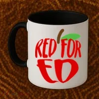 Red For Ed Arizona Teacher Coffee Mug thumb 2