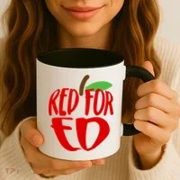 Red For Ed Arizona Teacher Coffee Mug thumb 3