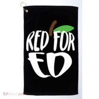 Red For Ed Arizona Teacher Golf Towel thumb 0