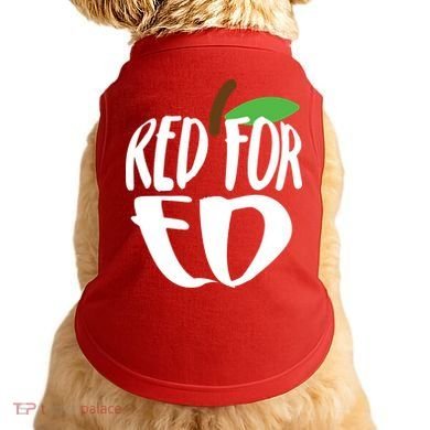 Red For Ed Arizona Teacher Doggie Tank