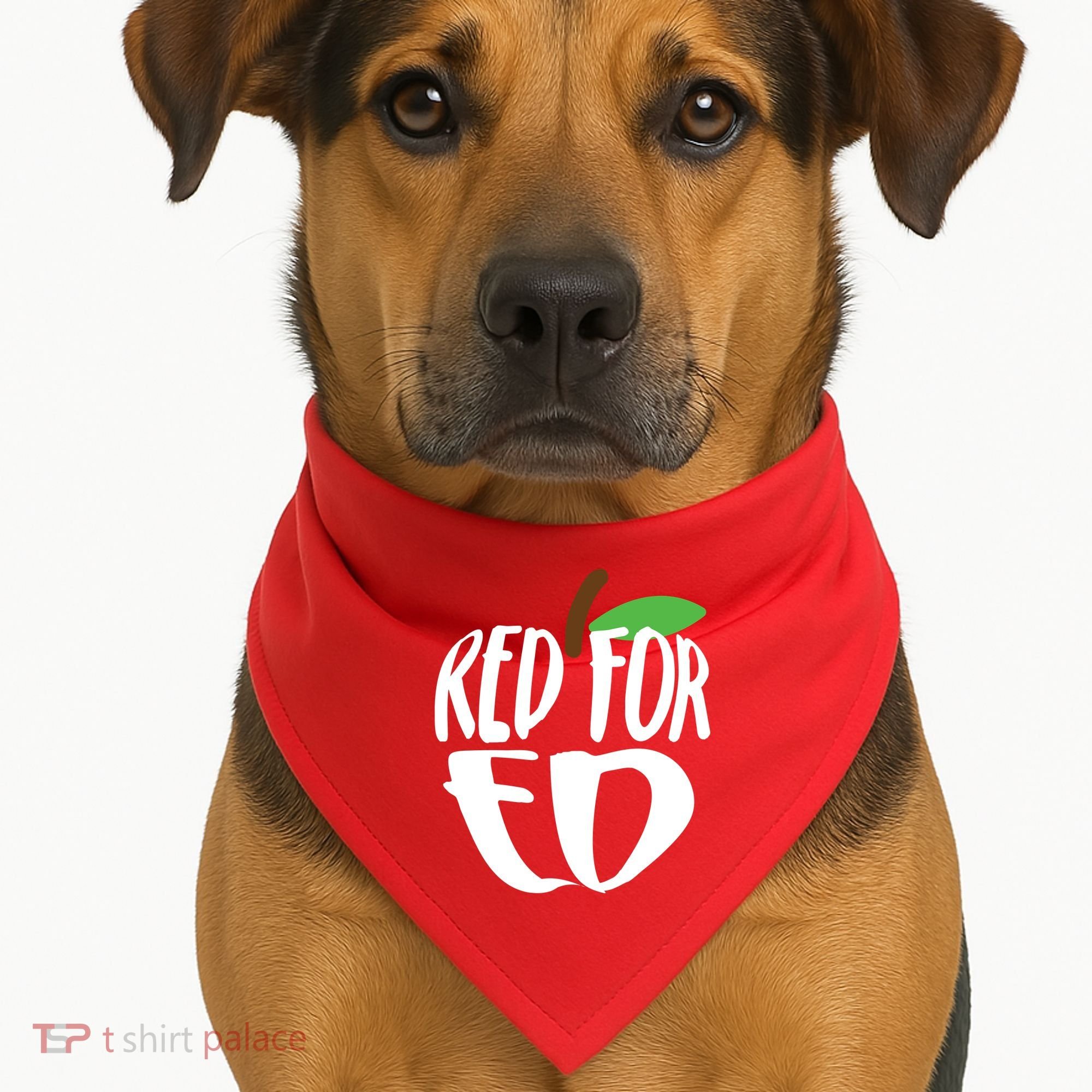 Red For Ed Arizona Teacher USA-Made Doggie Bandana
