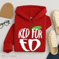 Red For Ed Arizona Teacher Hoodie thumb 4