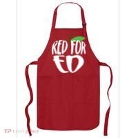 Red For Ed Arizona Teacher Apron thumb 0