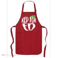 Red For Ed Arizona Teacher Apron thumb 0