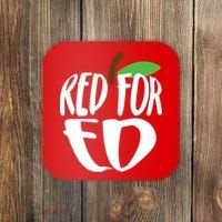 Red For Ed Arizona Teacher Coaster thumb 0