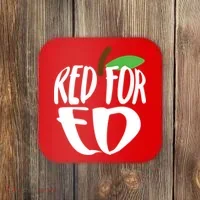 Red For Ed Arizona Teacher Coaster thumb 0