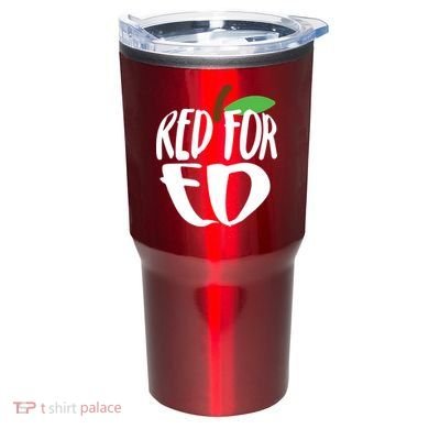 Red For Ed Arizona Teacher Tumbler