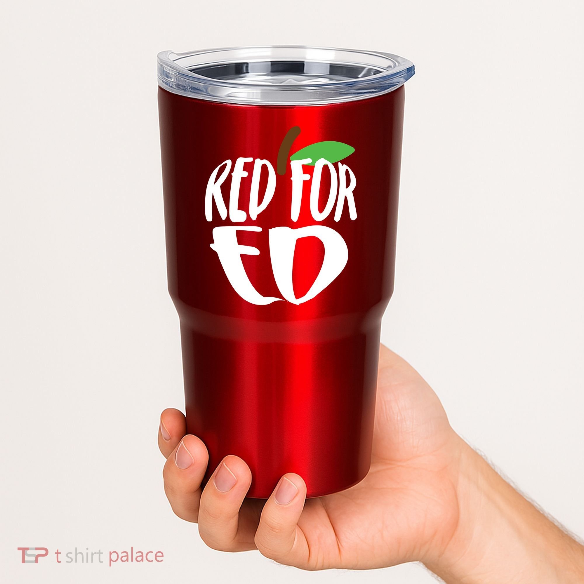 Red For Ed Arizona Teacher Tumbler