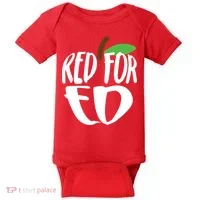 Red For Ed Arizona Teacher Baby Bodysuit thumb 0