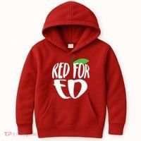 Red For Ed Arizona Teacher Kids Hoodie thumb 0