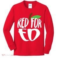 Red For Ed Arizona Teacher Kids Long Sleeve Shirt thumb 0