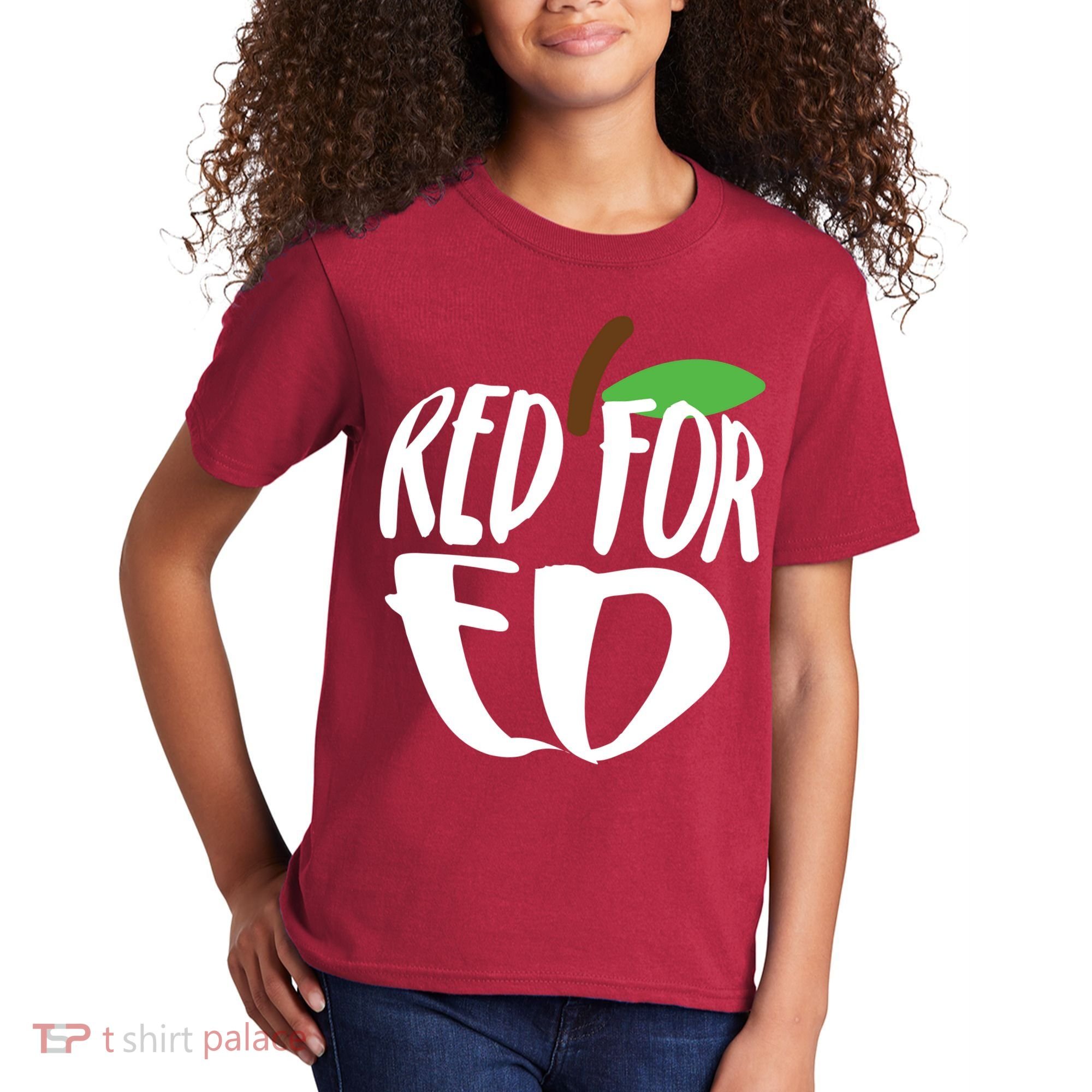 Red For Ed Arizona Teacher Kids T-Shirt