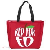 Red For Ed Arizona Teacher Tote Bag thumb 0