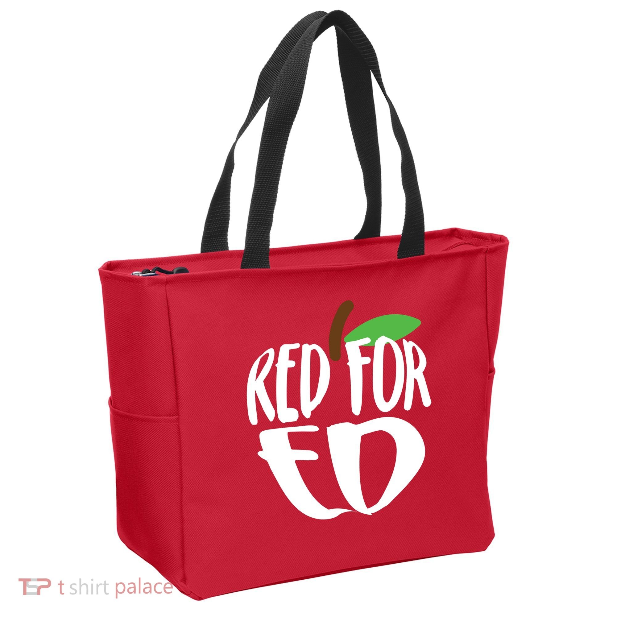 Red For Ed Arizona Teacher Tote Bag