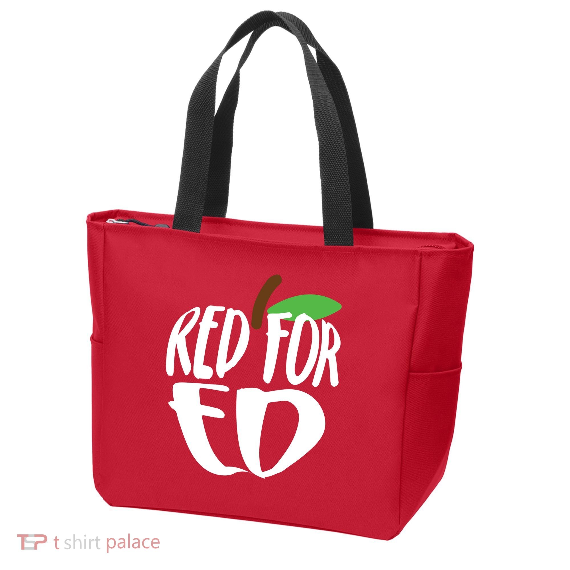 Red For Ed Arizona Teacher Tote Bag