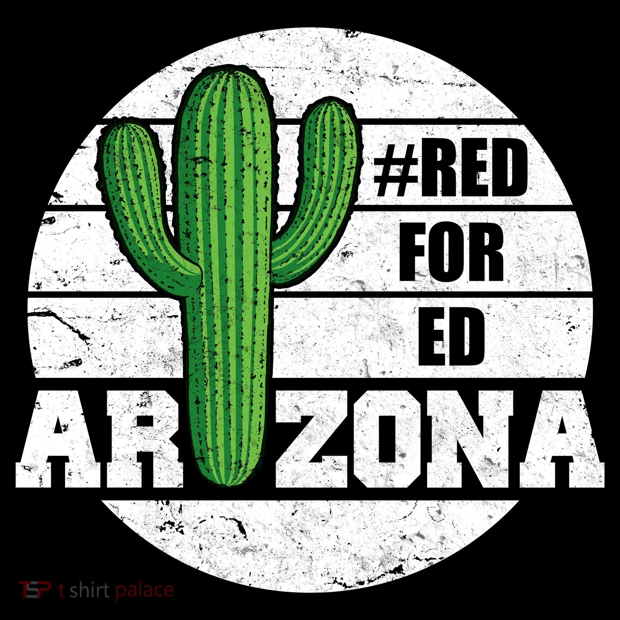 Red for Ed Arizona Vinatge Women's Hoodie