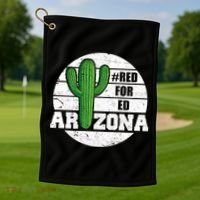 Red for Ed Arizona Vinatge Golf Towel thumb 1