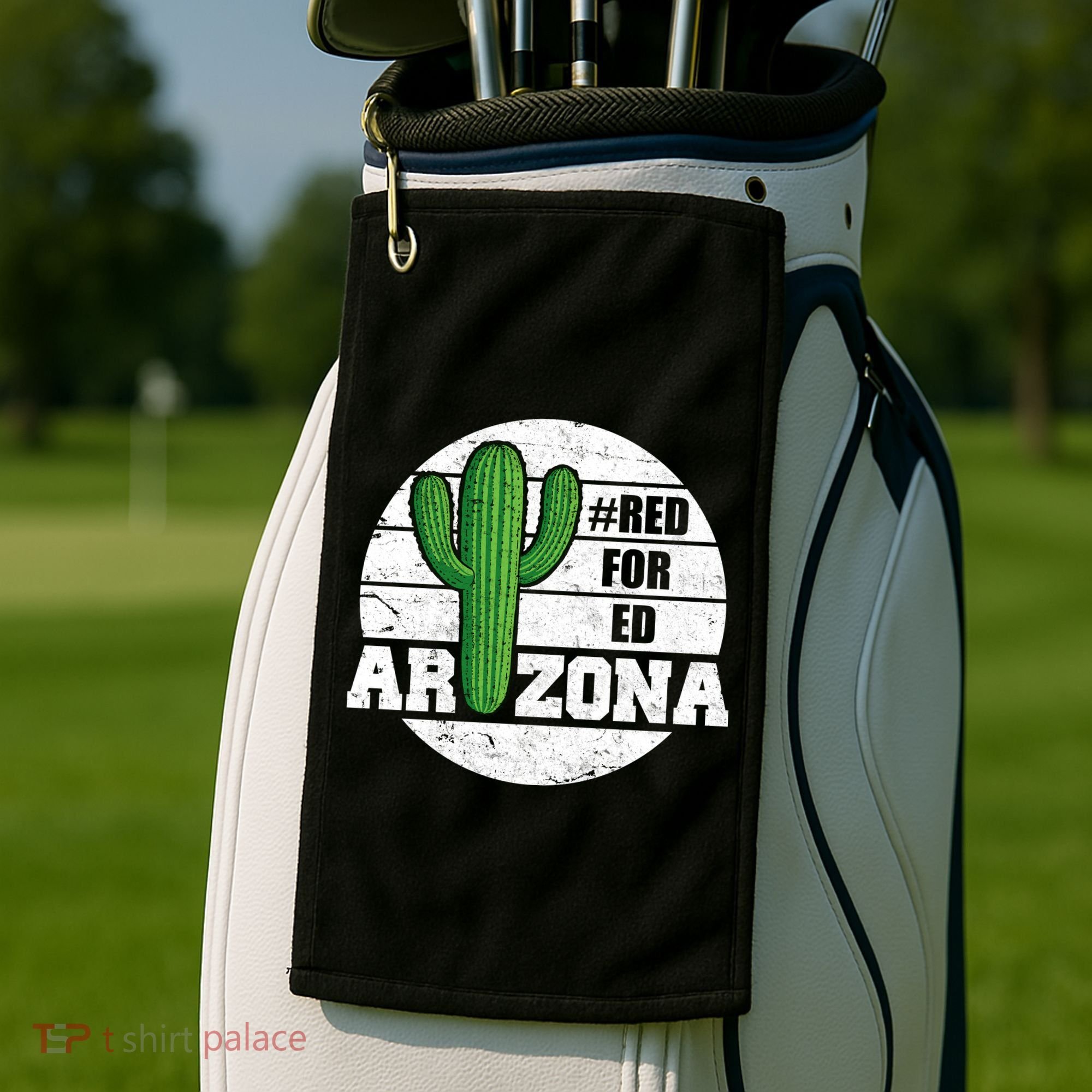 Red for Ed Arizona Vinatge Golf Towel