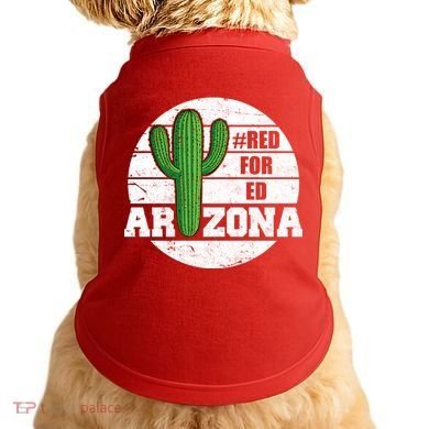 Red for Ed Arizona Vinatge Doggie Tank