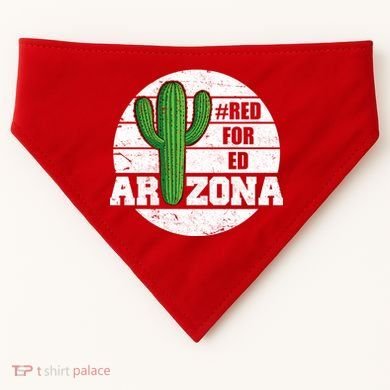 Red for Ed Arizona Vinatge USA-Made Doggie Bandana