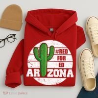 Red for Ed Arizona Vinatge Hoodie thumb 4