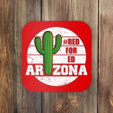 Red for Ed Arizona Vinatge Coaster