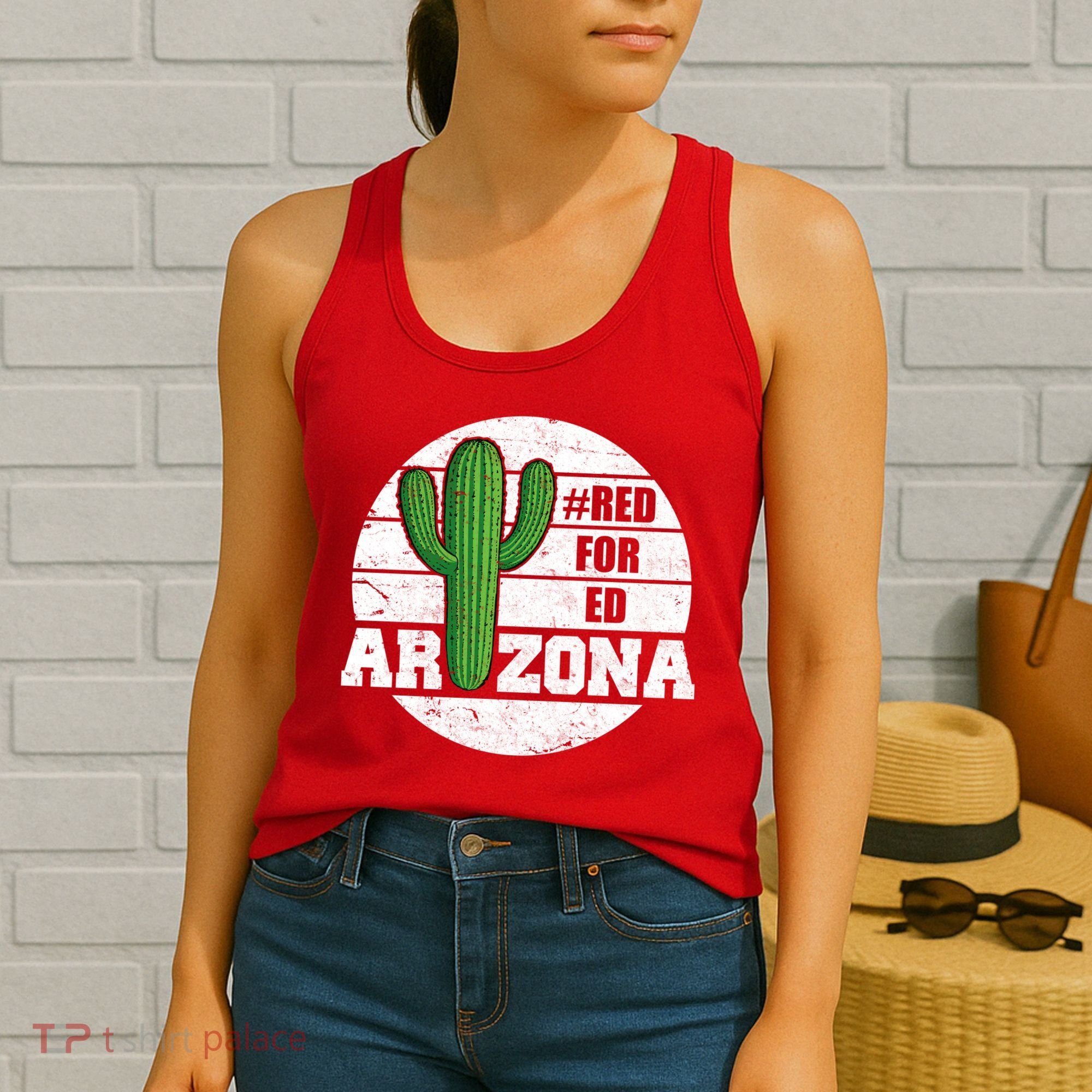 Red for Ed Arizona Vinatge Women's Tank Top