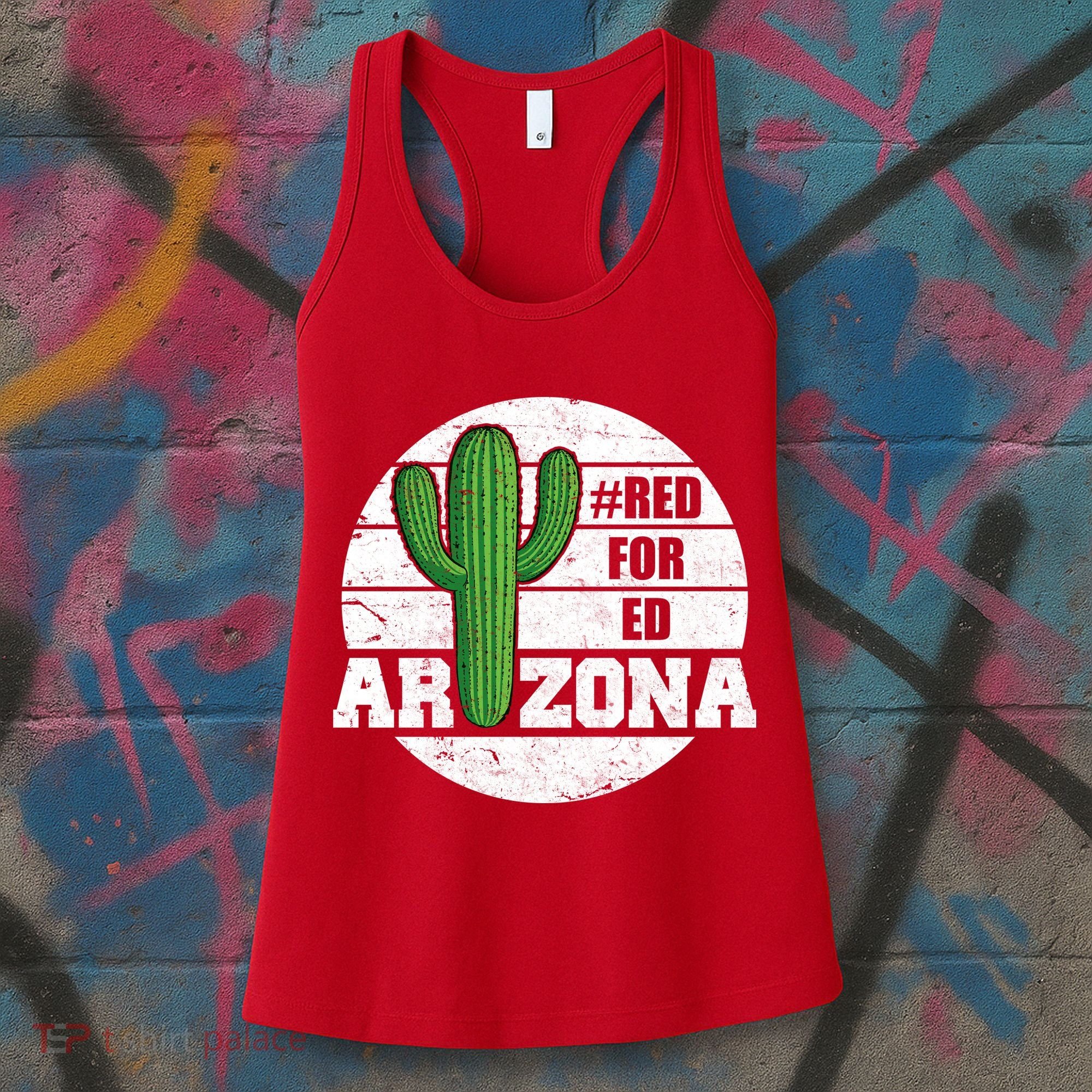 Red for Ed Arizona Vinatge Women's Tank Top