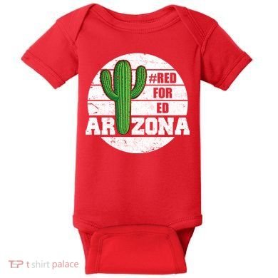 Red for Ed Arizona Vinatge Baby Bodysuit
