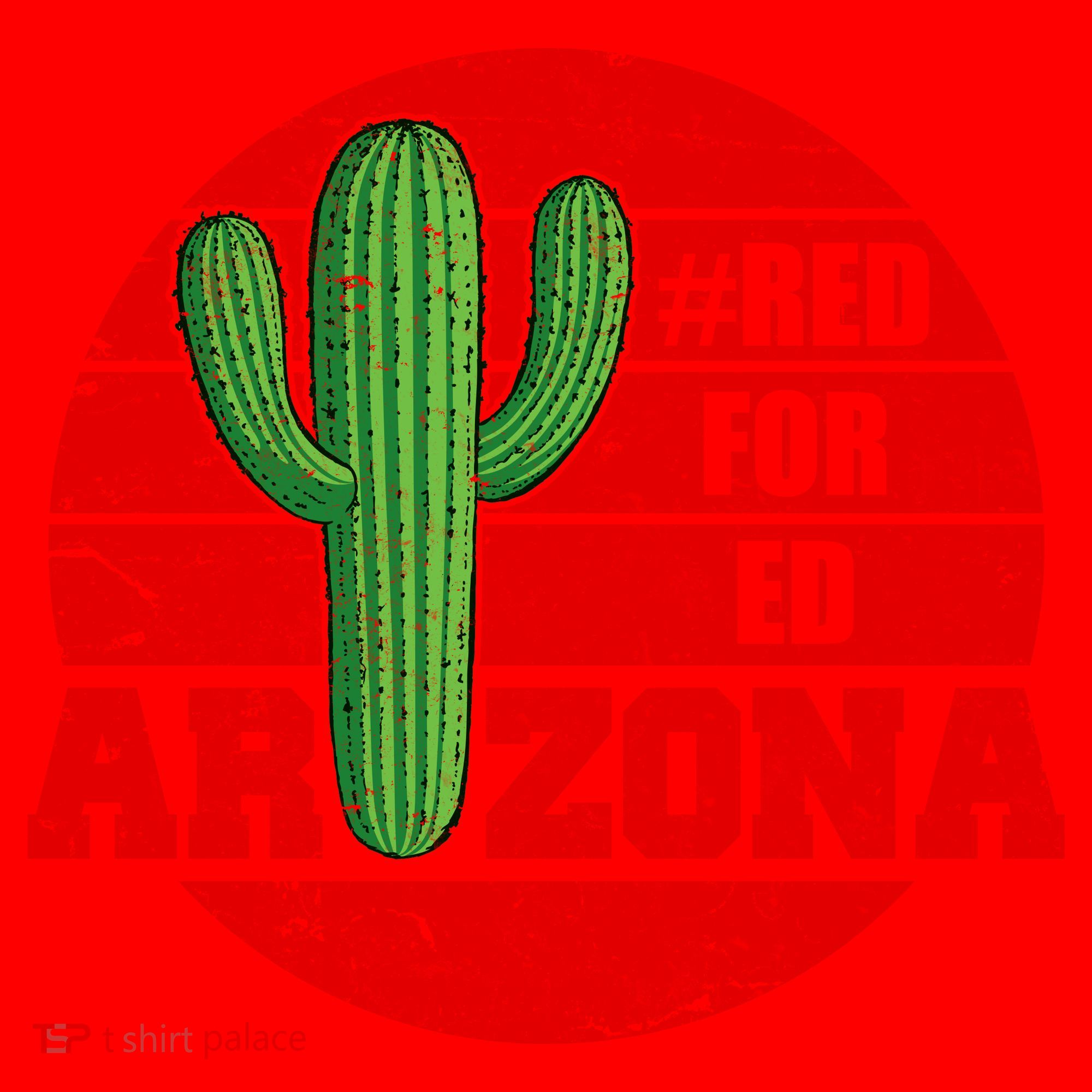 Red for Ed Arizona Vinatge Santa Hat