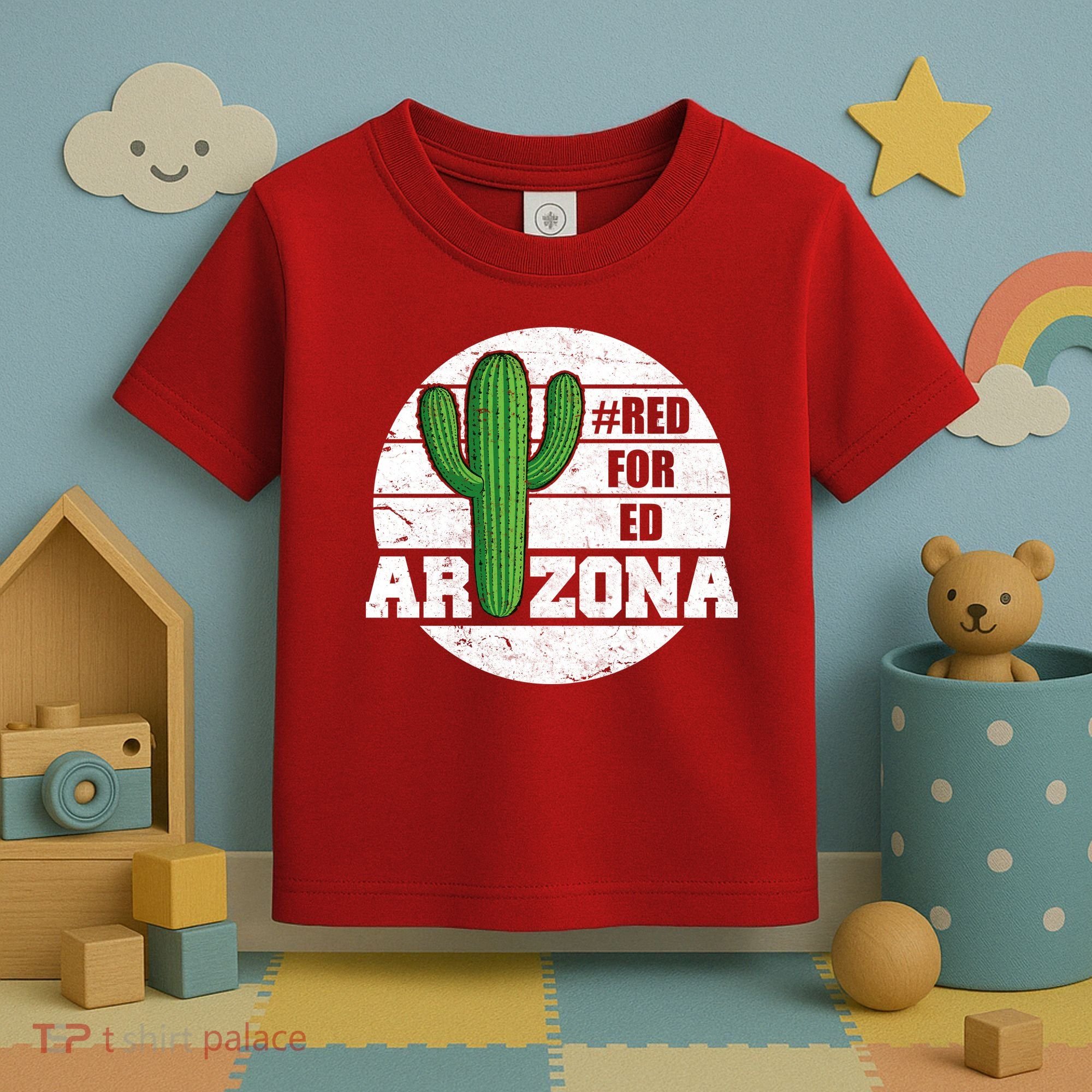 Red for Ed Arizona Vinatge Toddler T-Shirt