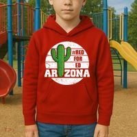 Red for Ed Arizona Vinatge Kids Hoodie thumb 2