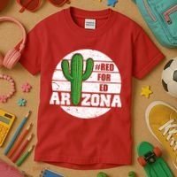 Red for Ed Arizona Vinatge Kids T-Shirt thumb 3