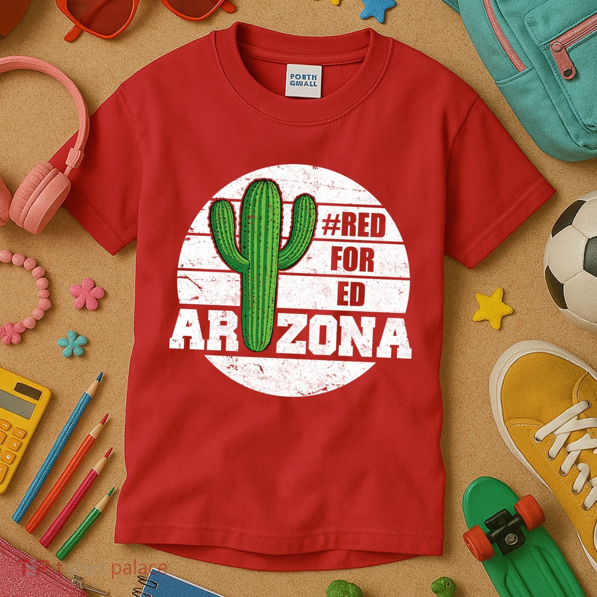 Red for Ed Arizona Vinatge Kids T-Shirt