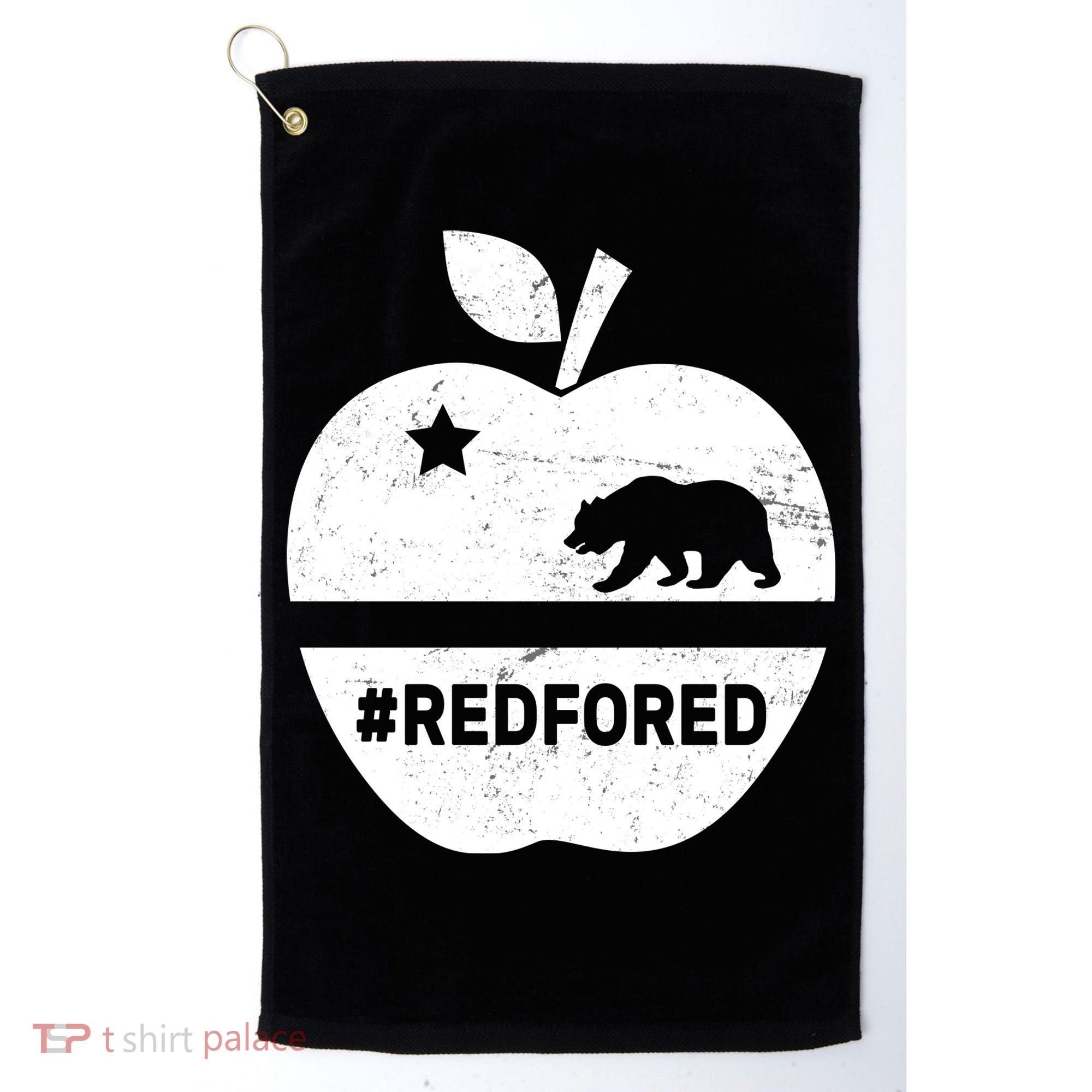 Red For Ed California Apple Golf Towel