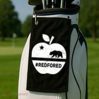 Red For Ed California Apple Golf Towel thumb 2
