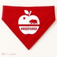 Red For Ed California Apple USA-Made Doggie Bandana thumb 0