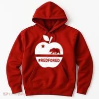 Red For Ed California Apple Hoodie thumb 0