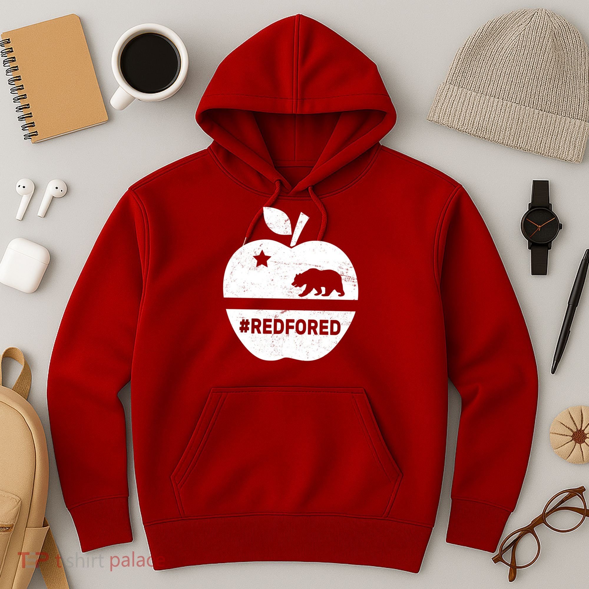 Red For Ed California Apple Hoodie