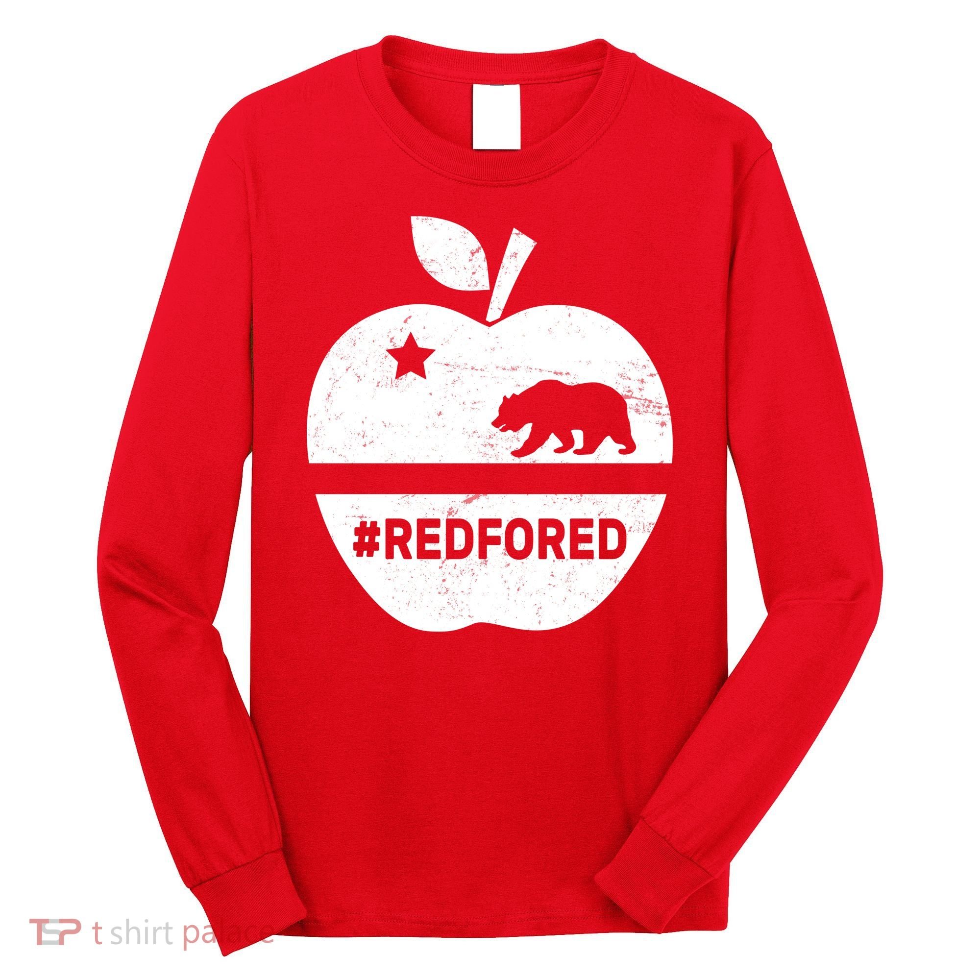 Red For Ed California Apple Long Sleeve Shirt