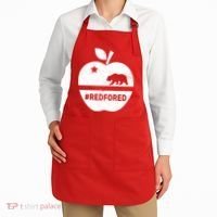 Red For Ed California Apple Apron thumb 2