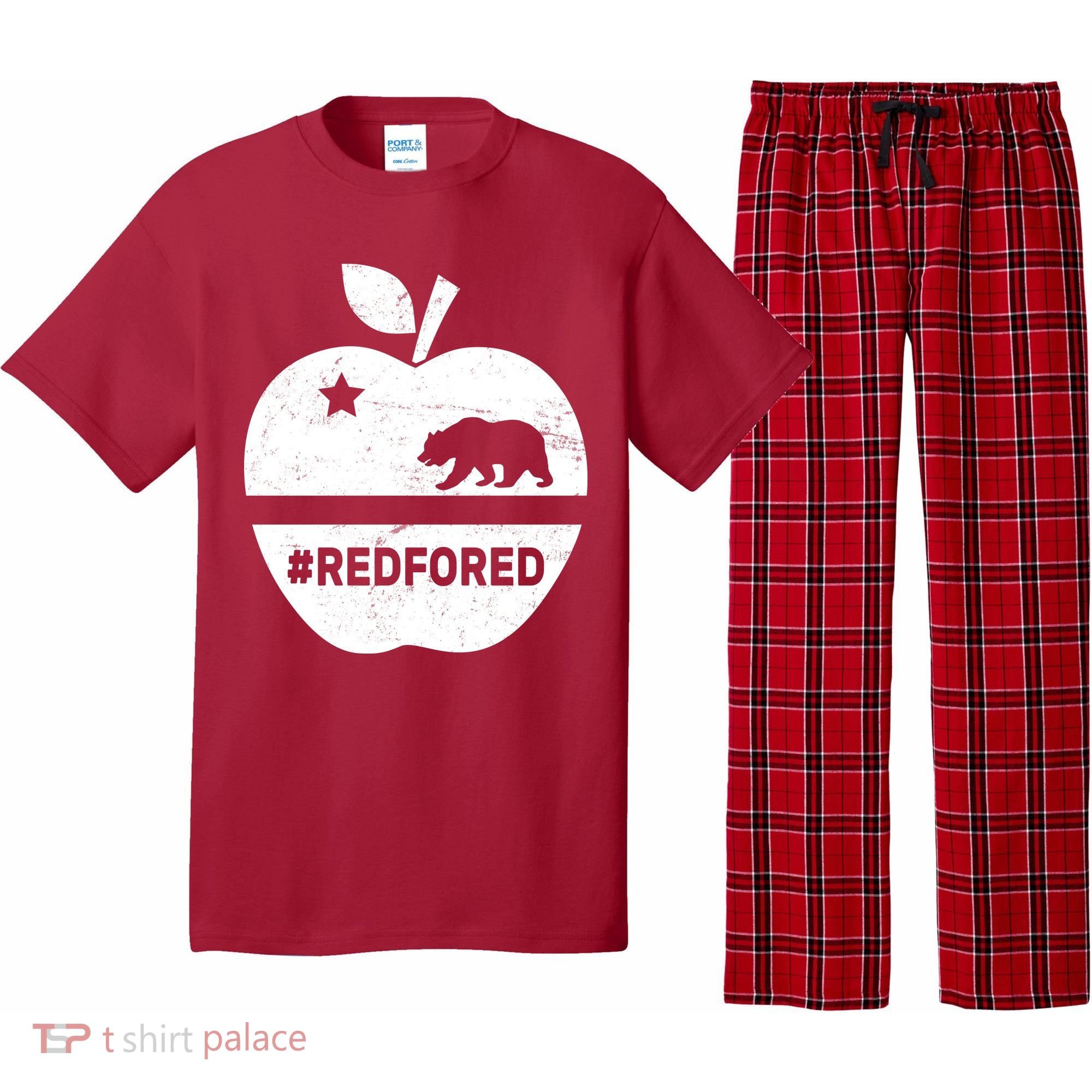 Red For Ed California Apple Pajama Set