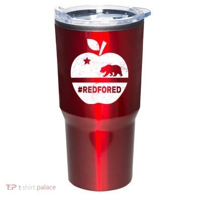 Red For Ed California Apple Tumbler