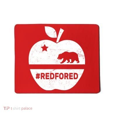Red For Ed California Apple Mousepad