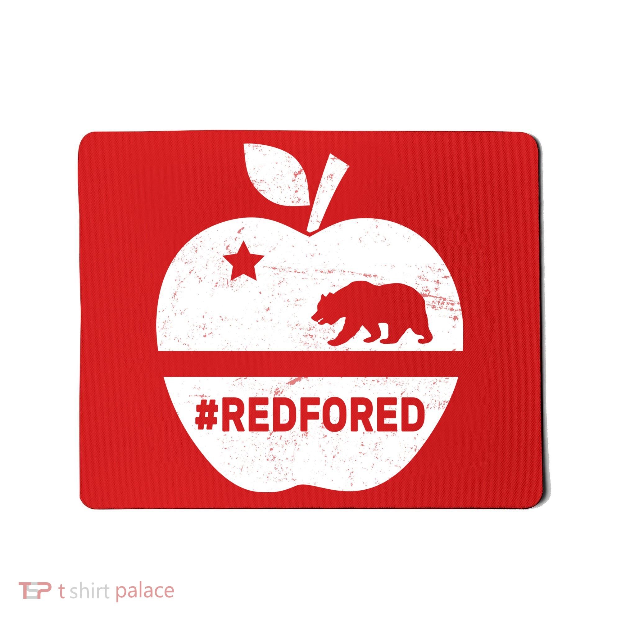 Red For Ed California Apple Mousepad