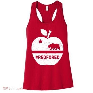 Red For Ed California Apple Women's Tank Top