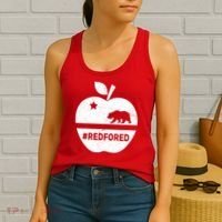 Red For Ed California Apple Women's Tank Top thumb 2