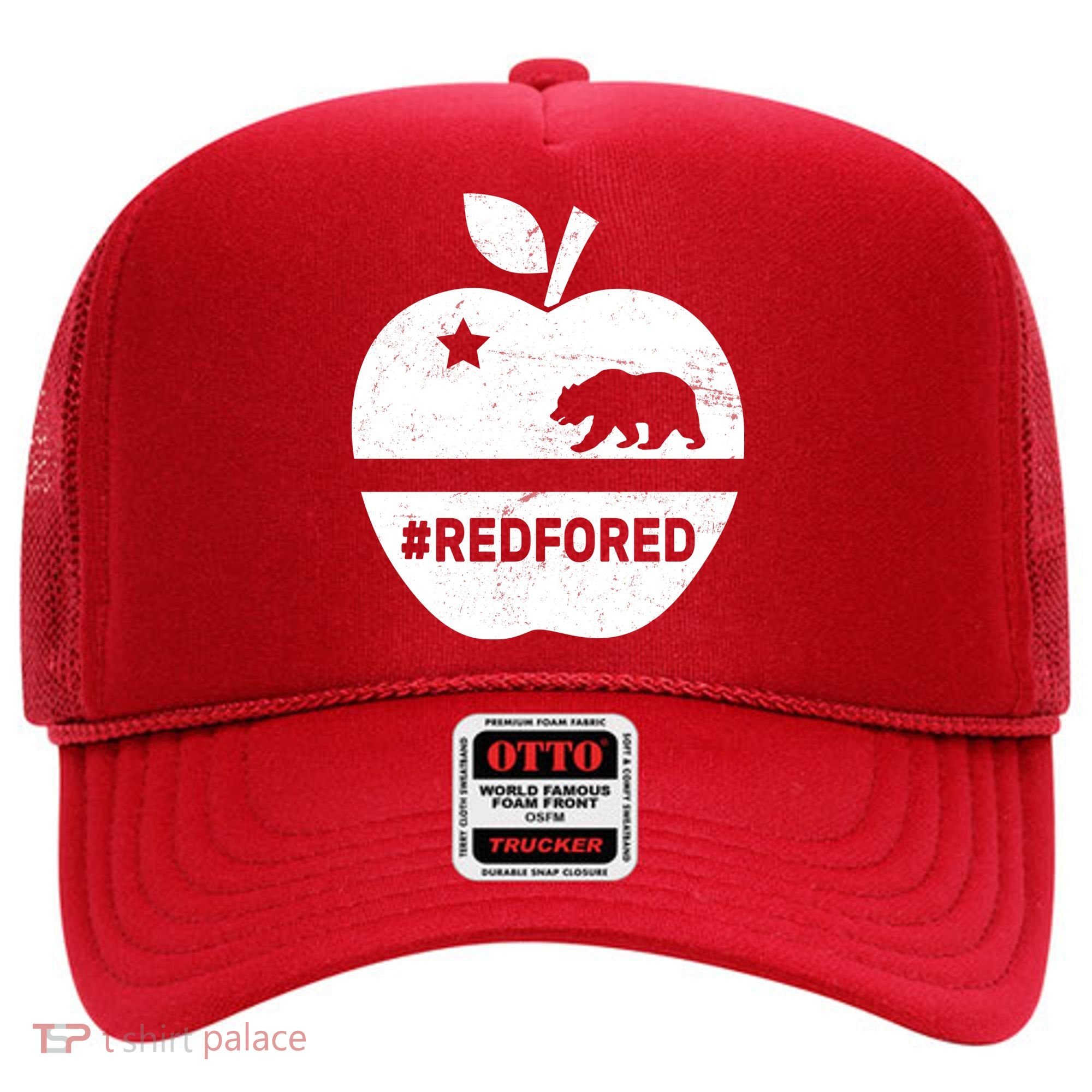 Red For Ed California Apple Hat
